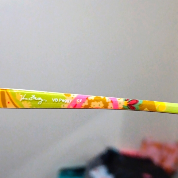 Vera Bradley Tutti Frutti signature reading glasses 52-16-135 with zip case - Picture 5 of 10